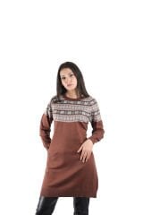 Ontriko Monogram Desen Tunik
