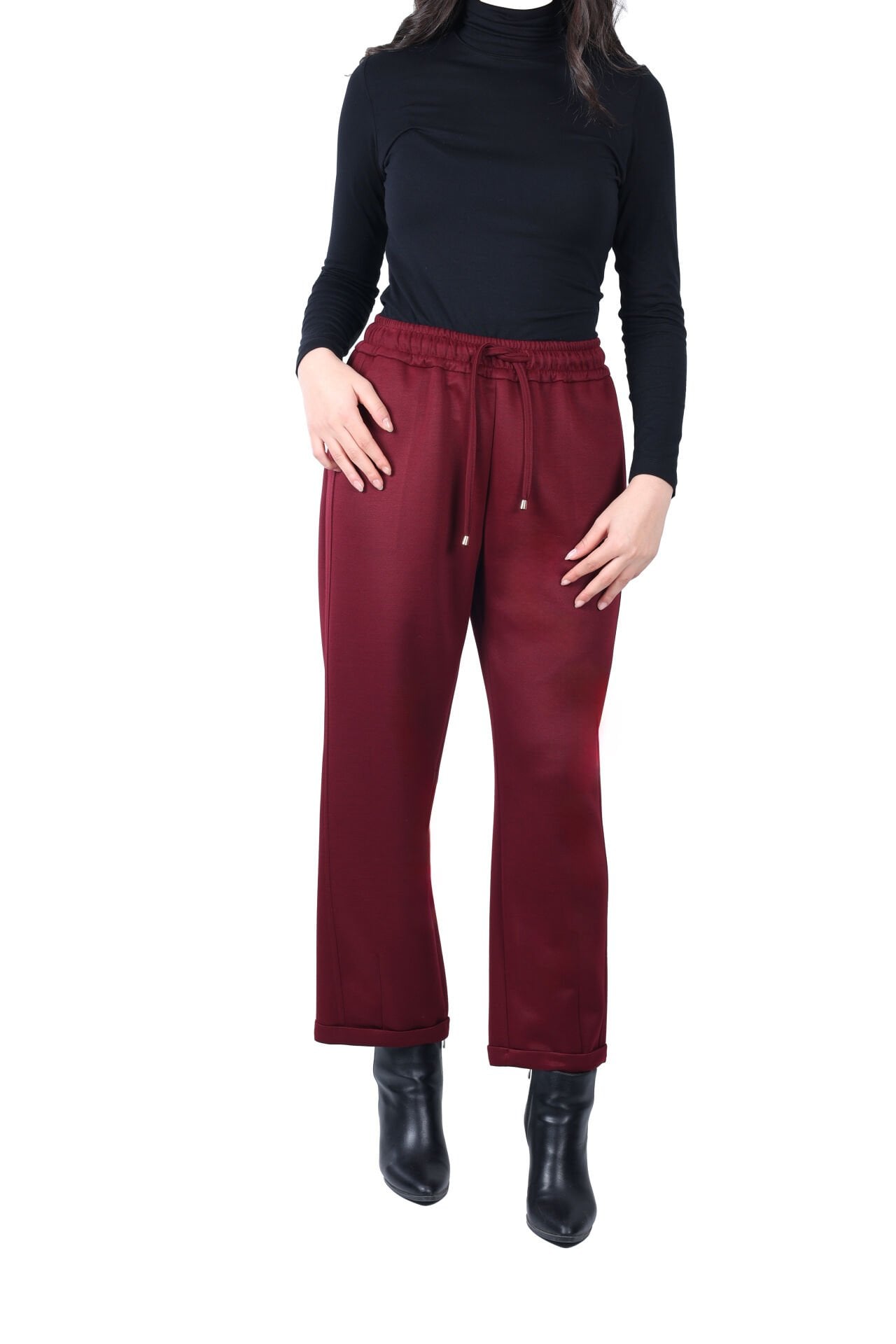 Ontriko Bordo Eşofman Pantolon