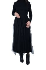 Ontriko Triko Tüllü Rayon Etek