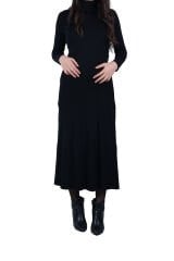 Ontriko Siyah Rayon Etek