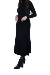Ontriko Siyah Rayon Etek