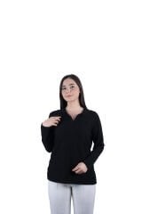 Ontriko İcili Polo Yaka  Bluz